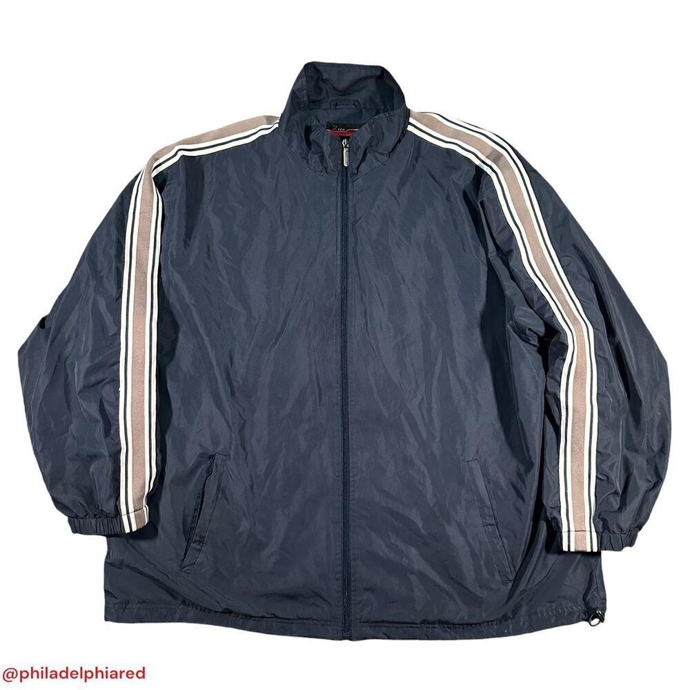 Vintage Y2K 2000's Tek Gear full zip windbreaker Mens XL